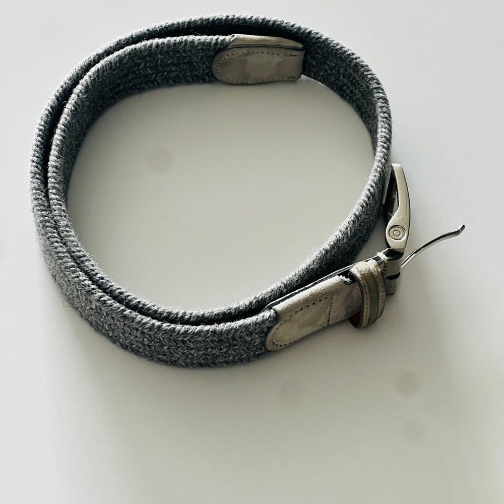 Gray Woven Belt